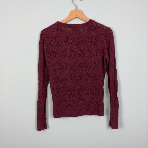 A New Day Women's Lace Knit Cardigan, Size M - Picture 5 of 5